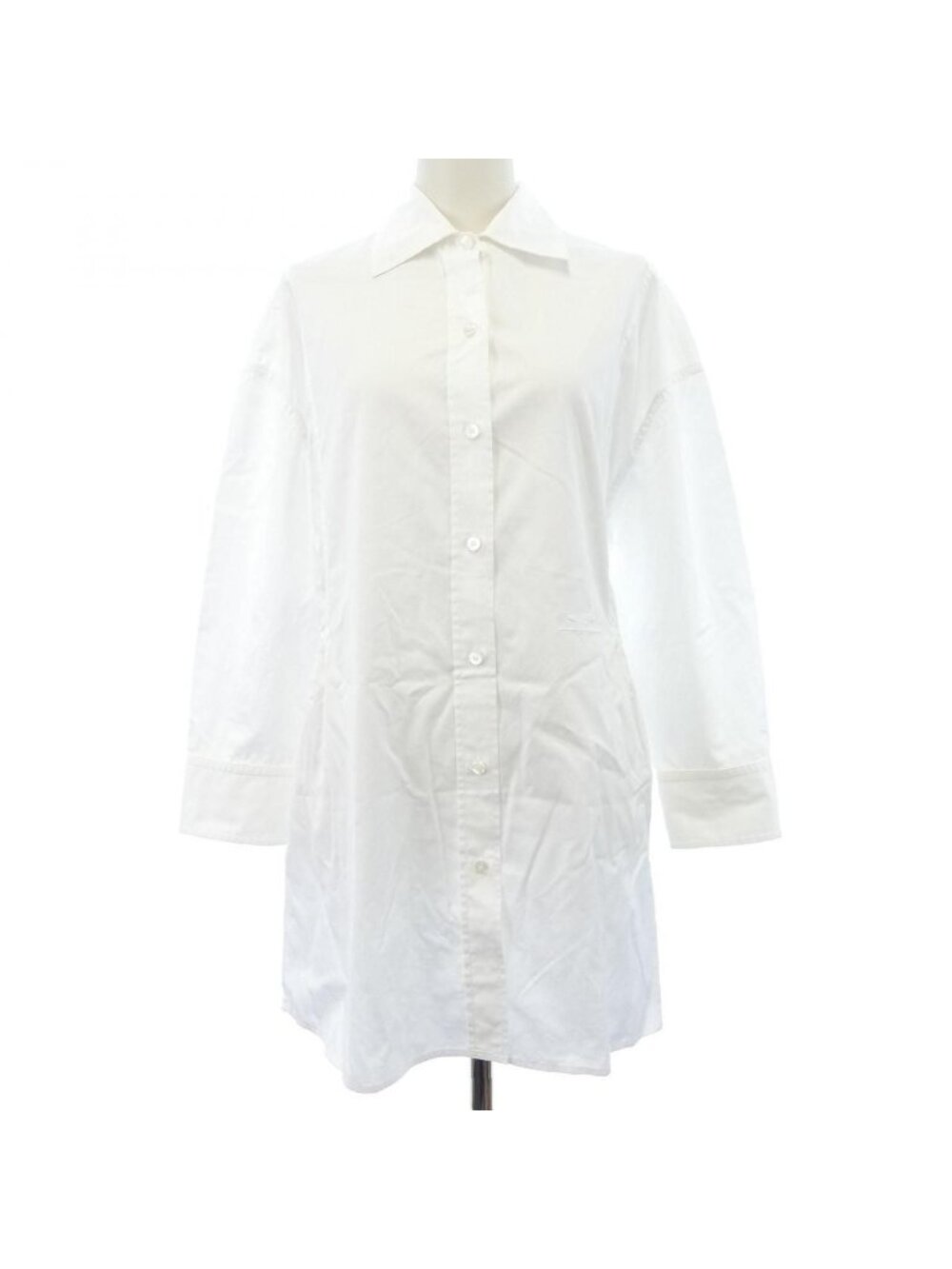 Hermes Caleche Tunic Coat White